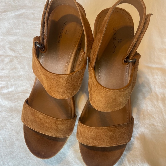 Cognac Suede sandals - Picture 4 of 5